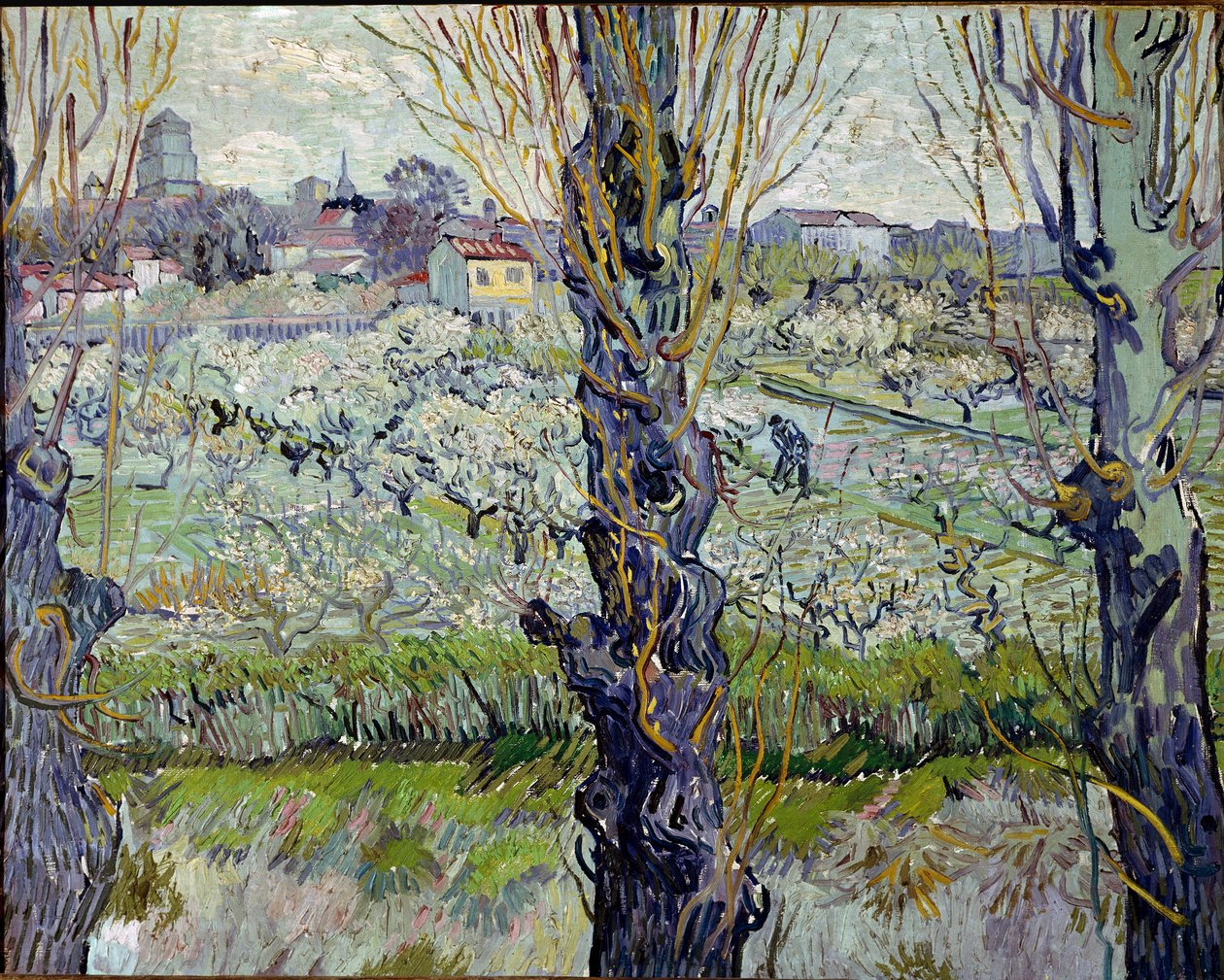 Zicht op Arles door Vincent van Gogh