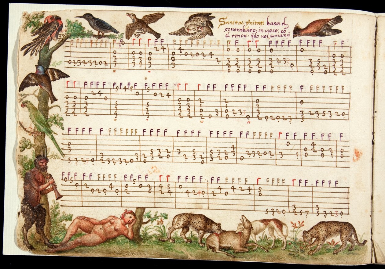 Compositie, f.44 door Vincenzo Capirola