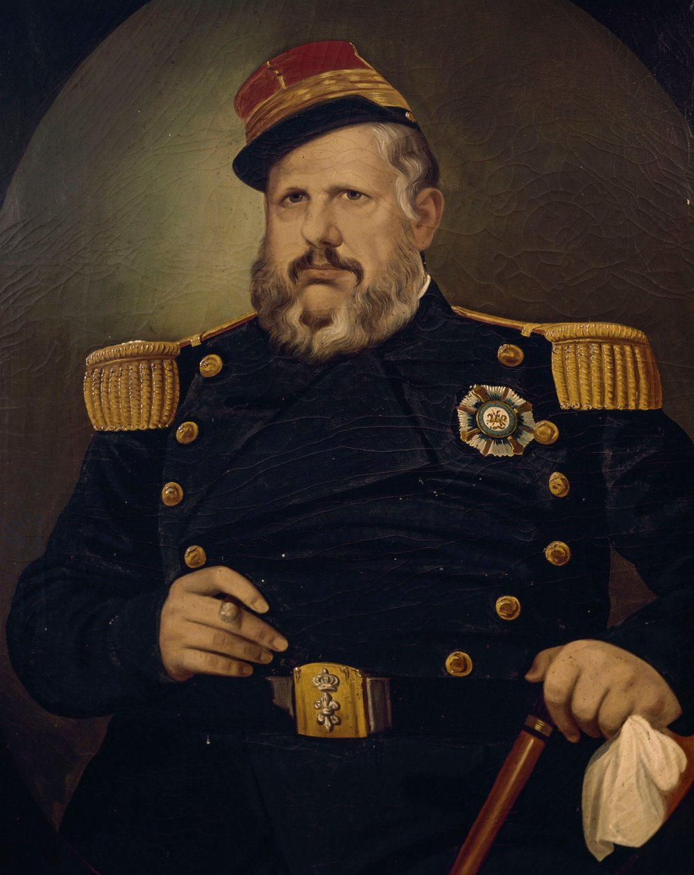 Portret van Ferdinand II van Bourbon-Twee Siciliën door Vincenzo De Mita