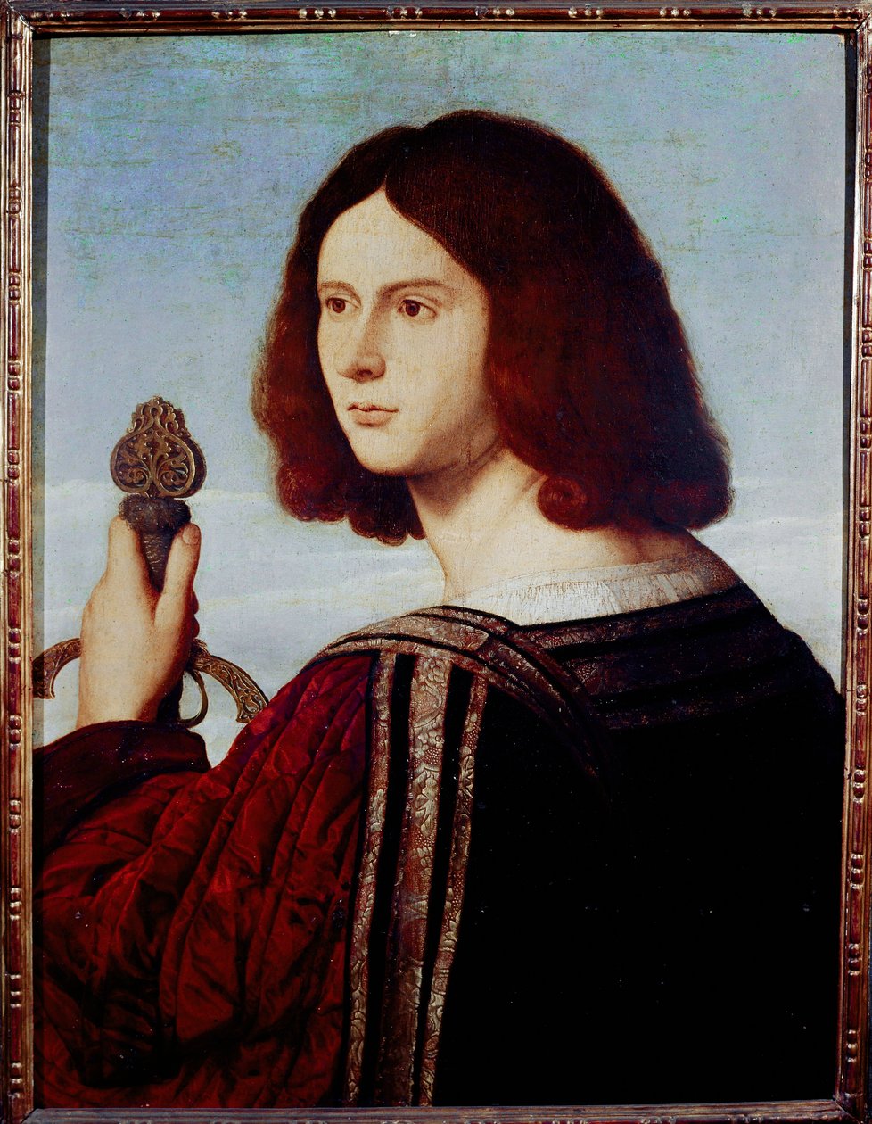 Portret van Francesco Maria della Rovere Hertog van Urbino door Vincenzo di Biagio Catena