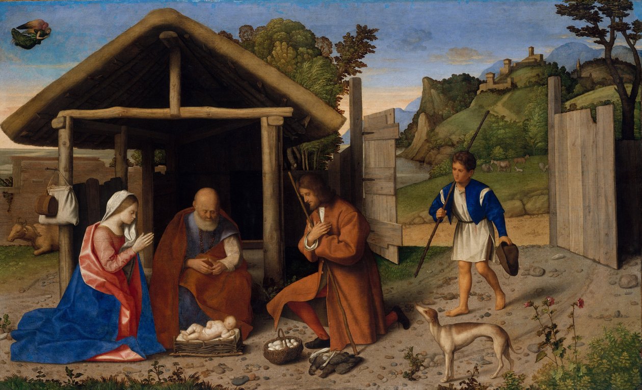 De Aanbidding der Herders door Vincenzo di Biagio Catena