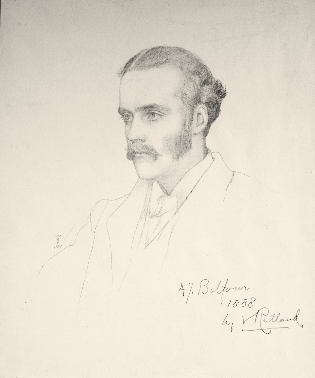 Arthur Balfour, 1888 door Violet Manners