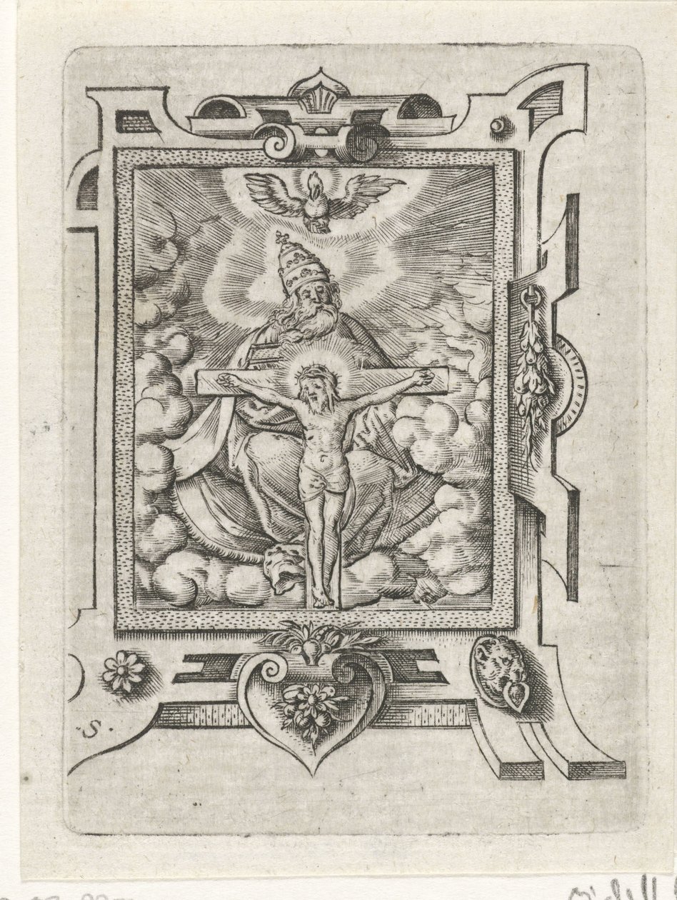 De Drieëenheid door Virgilius Solis