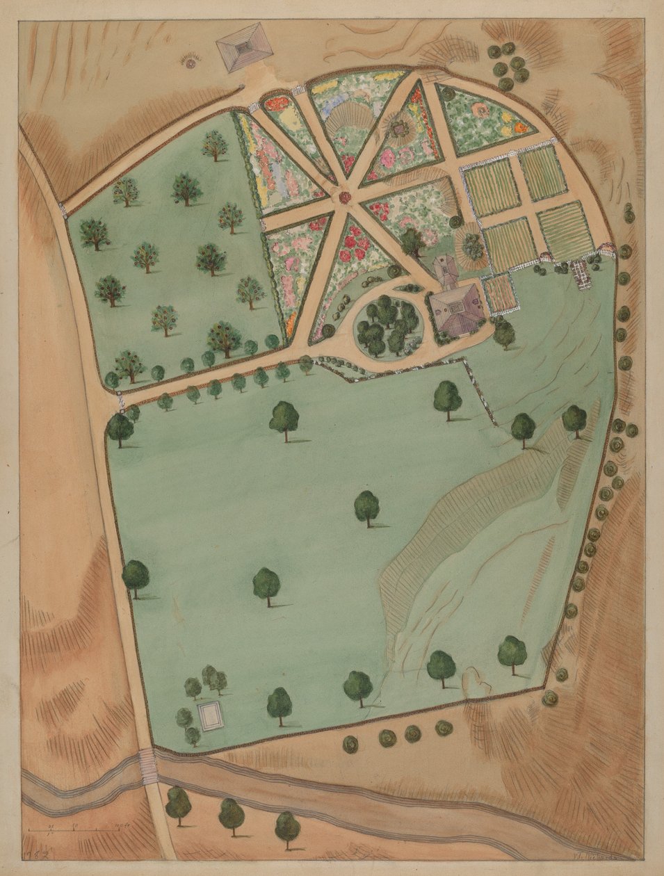 Eliza Jumel landgoed door Virginia Richards