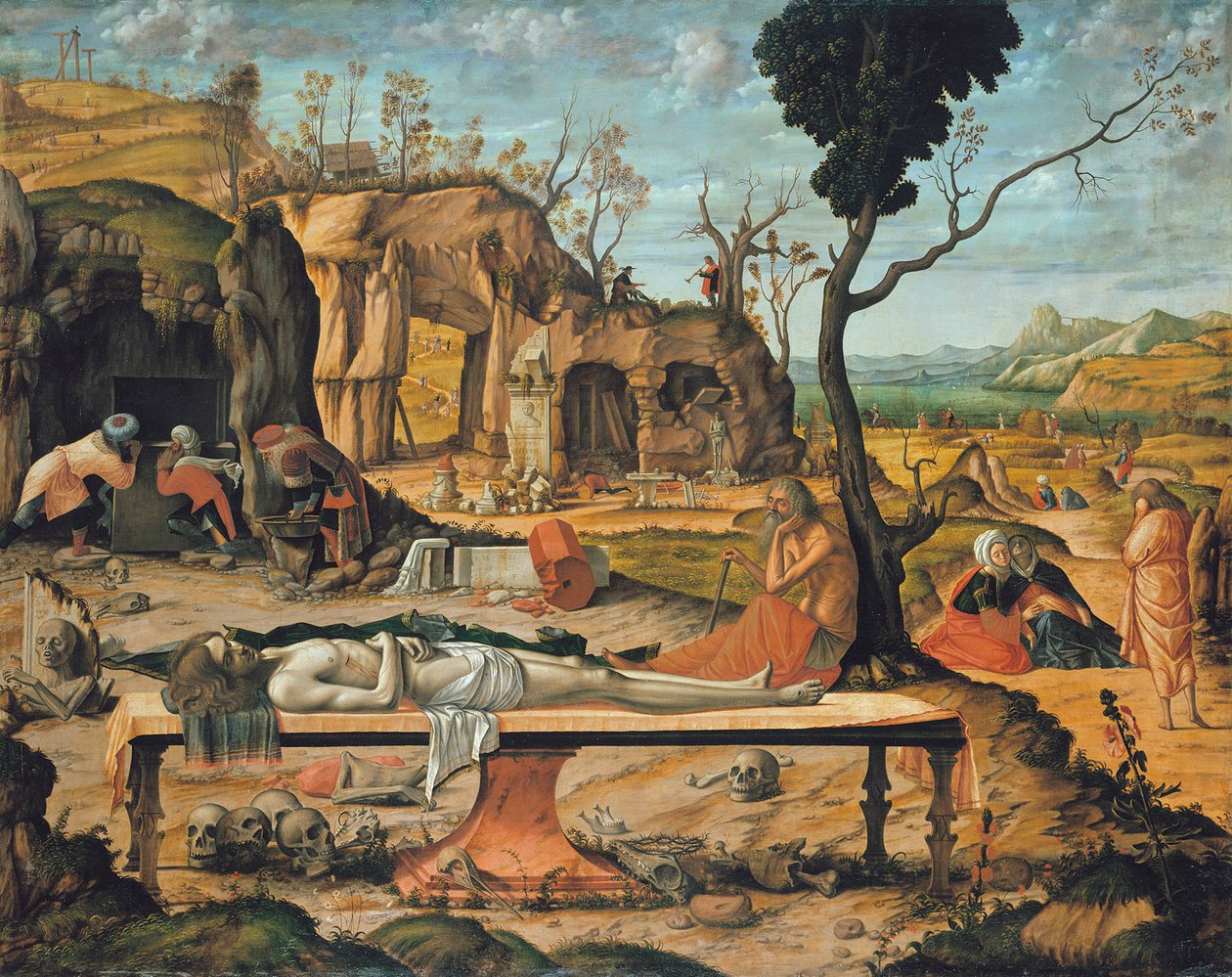 Voorbereiding van het graf van Christus door Vittore Carpaccio