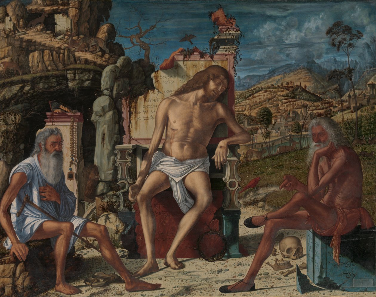 De meditatie over de passie, ca. 1490 door Vittore Carpaccio