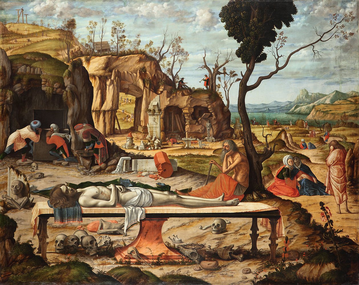 De voorbereiding van het graf van Christus door Vittore Carpaccio