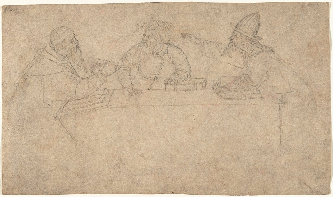Drie filosofen door Vittore Carpaccio