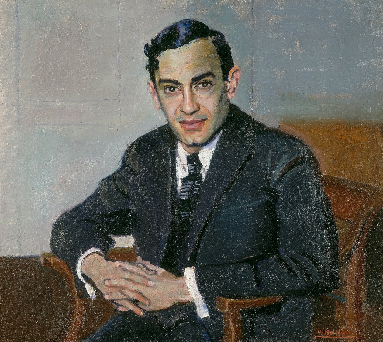 Portret van dokter Carlo Morpurgo door Vittorio Bolaffio