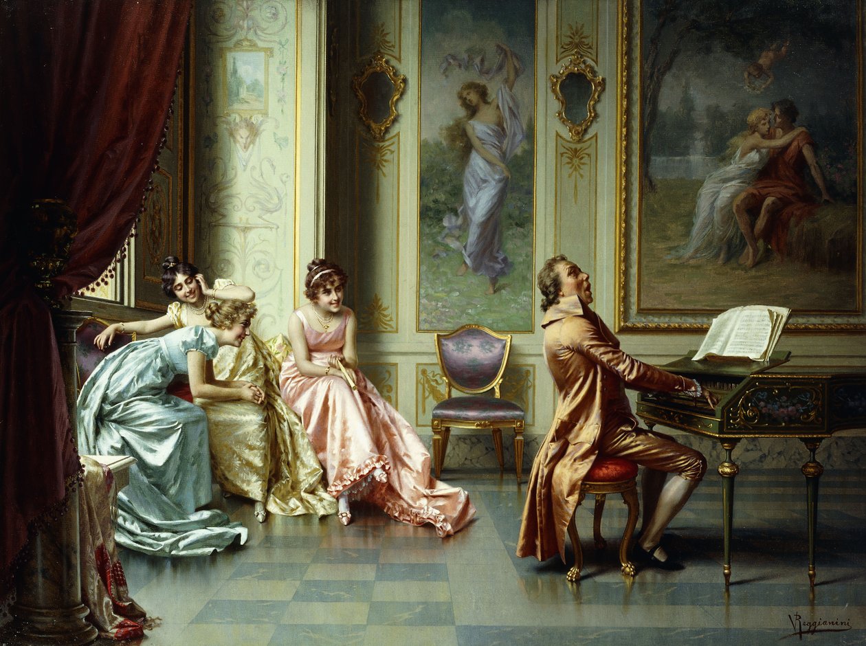 Het middagconcert - vals door Vittorio Reggianini