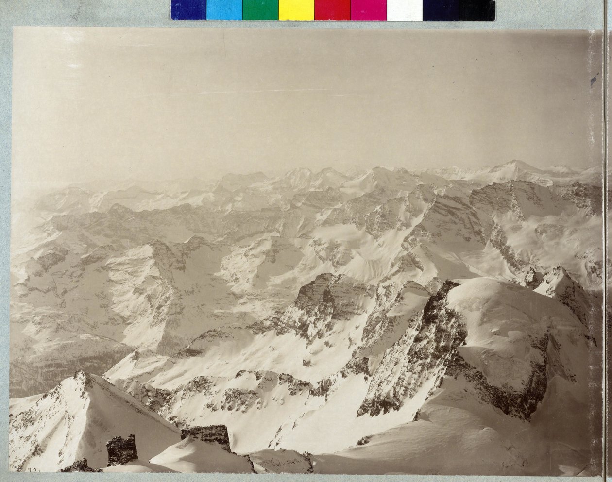 Alpenpanorama door Vittorio Sella