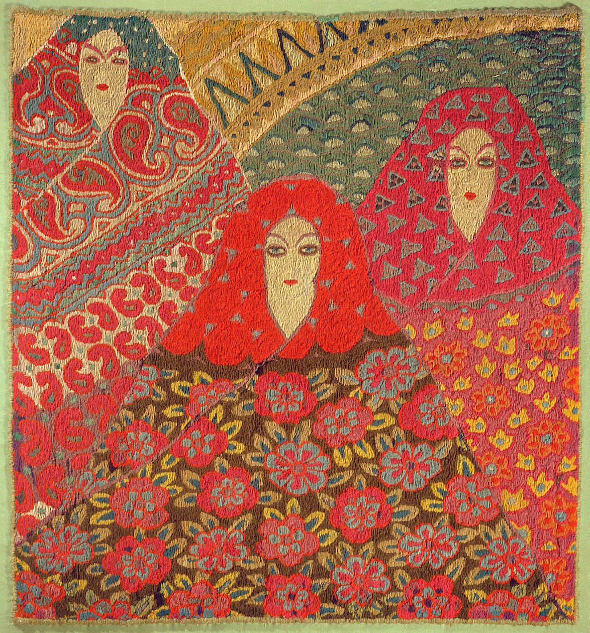 Wandtapijt door Vittorio Zecchin