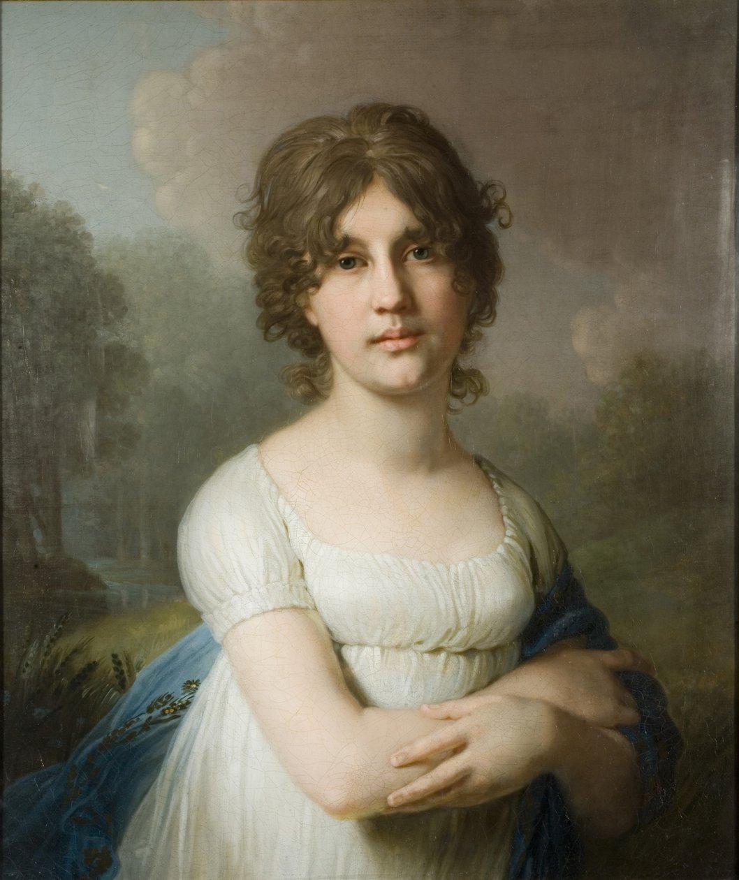 Portret van gravin Yekaterina Gavriilovna Gagarina 1783-1861, 1801 door Vladimir Lukich Borovikovsky