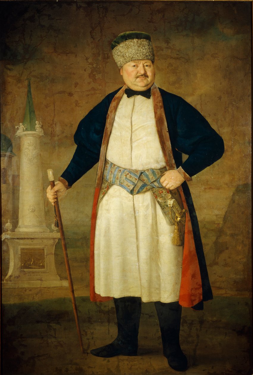 Portret van Pavel Yakovlevich Rudenko, 1778 door Vladimir Lukich Borovikovsky