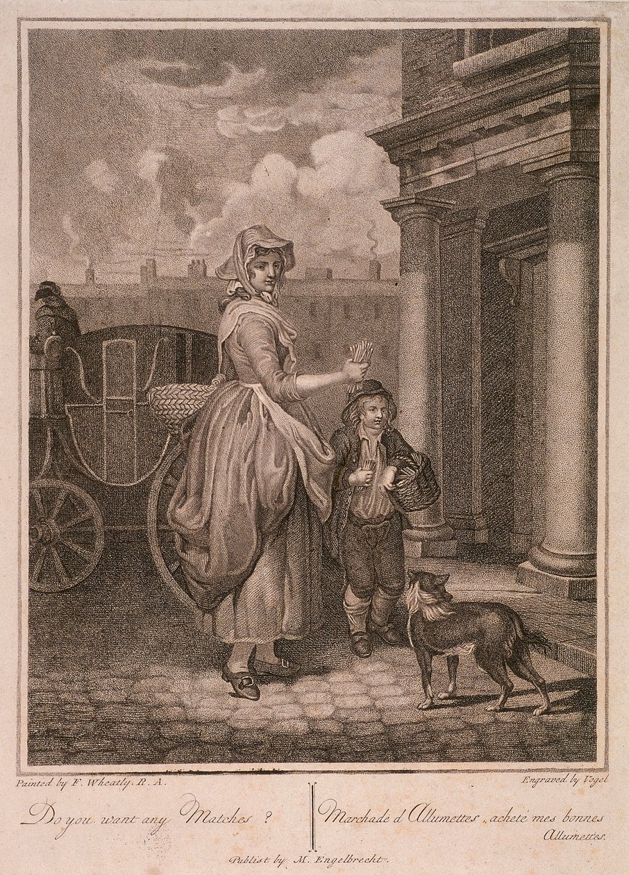 Wil je Lucifers, Kreten van Londen, ca. 1794 door Vogel