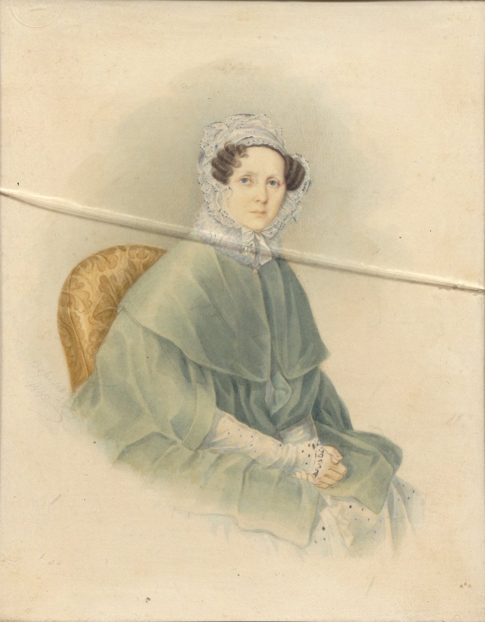 Portret van Gravin Natalia Pavlovna Stroganova, 1845 door Voronov