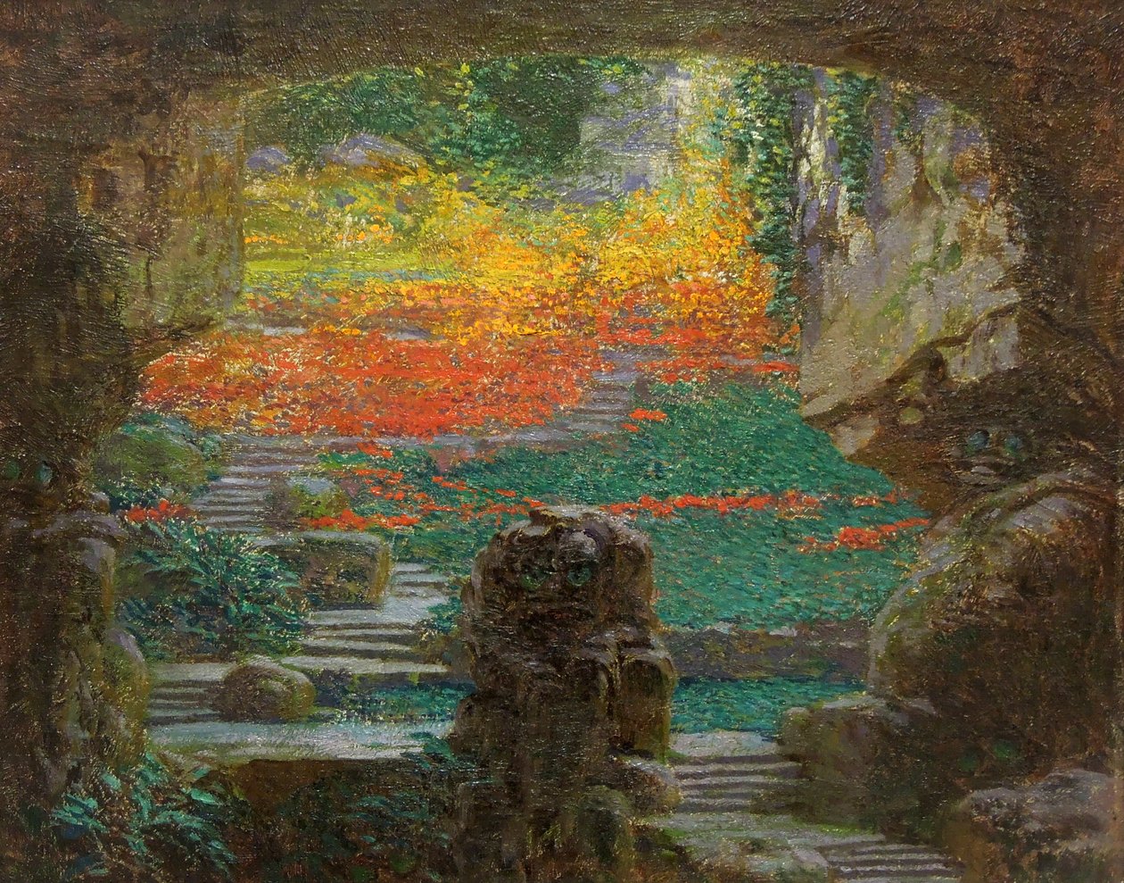Betoverd landschap door Vítězslav Karel Mašek