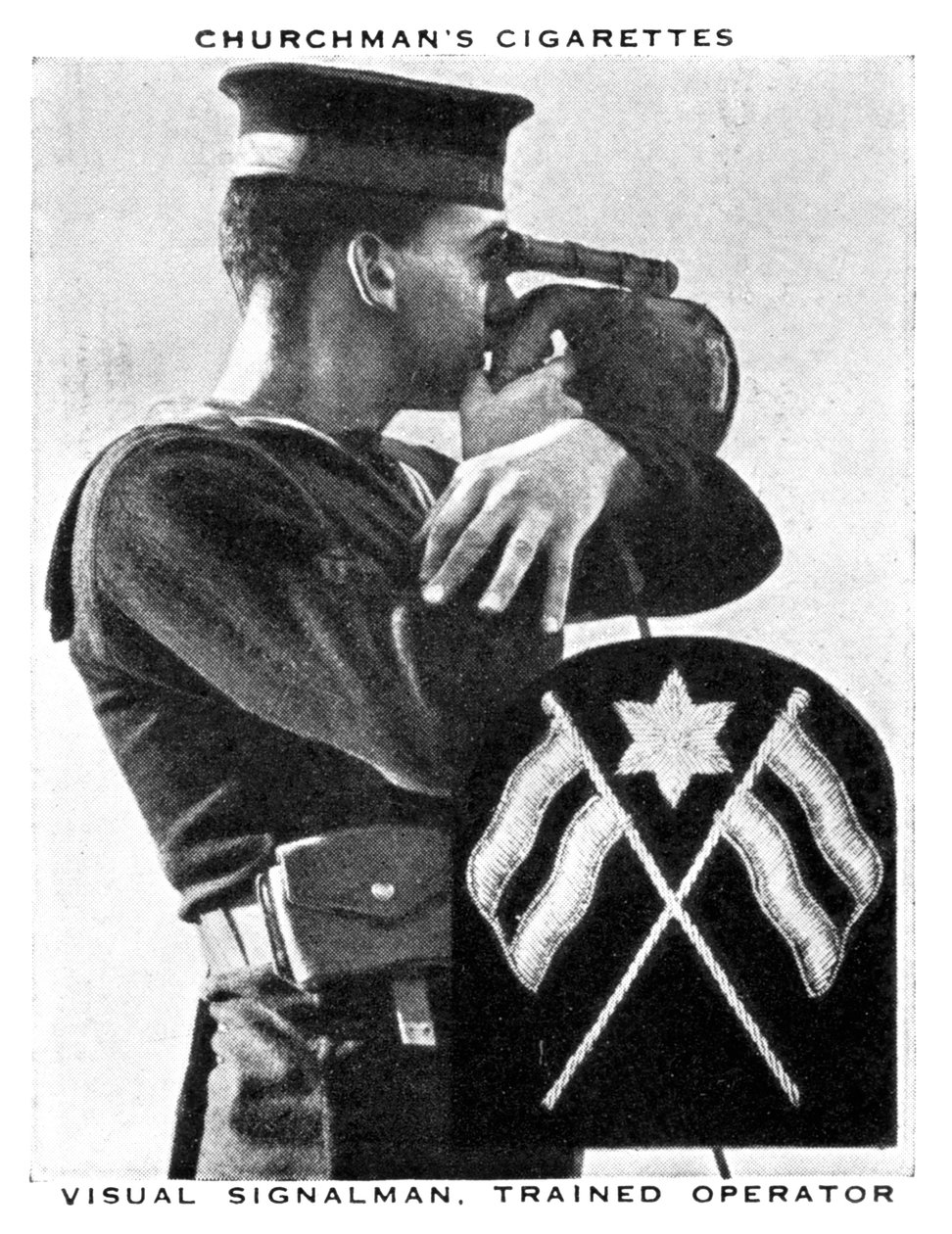 Visuele seinman, getrainde operator, 1937 door WA and AC Churchman