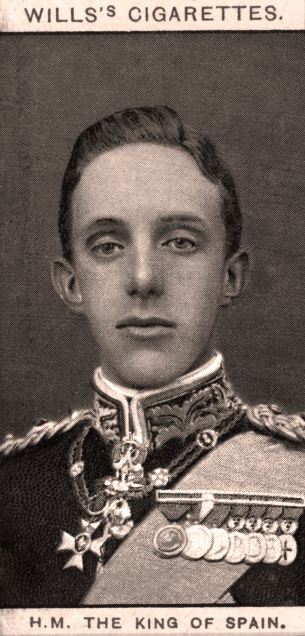 Z.M. de koning van Spanje door WD and HO Wills