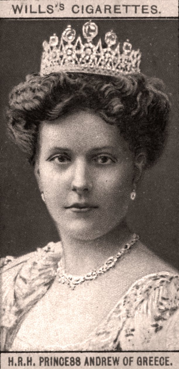 H.K.H. Prinses Andrew van Griekenland, 1908 door WD and HO Wills