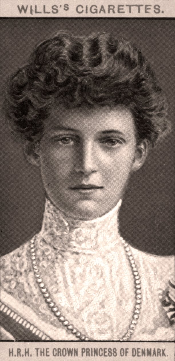 Z.K.H. De Kroonprinses van Denemarken, 1908 door WD and HO Wills