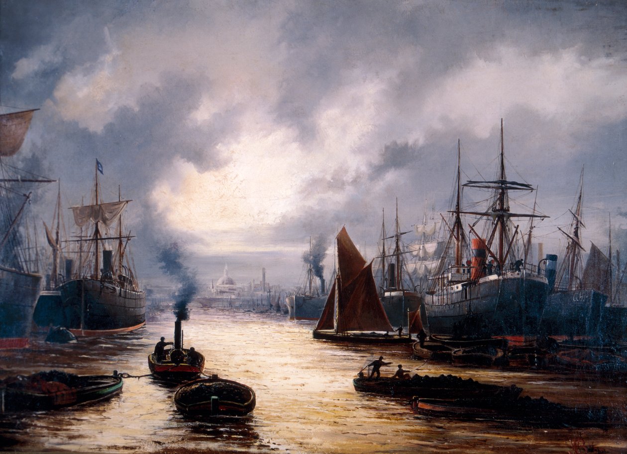 De Pool van Londen, 1892 door WJ Baker