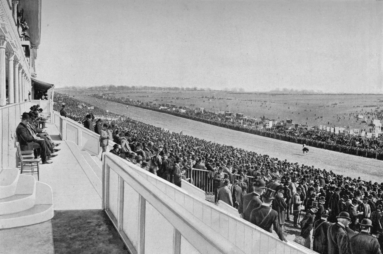 De Derby: Uitzicht over de Baan door William Albert Rouch