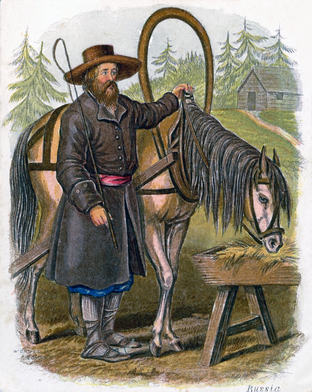 Russische boer door W Dickes