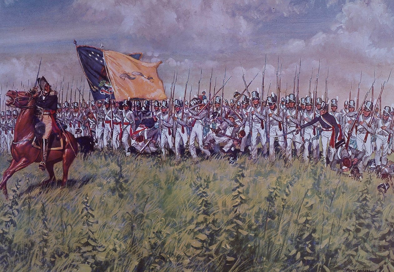 De Slag bij Chippawa door John Ward Dunsmore