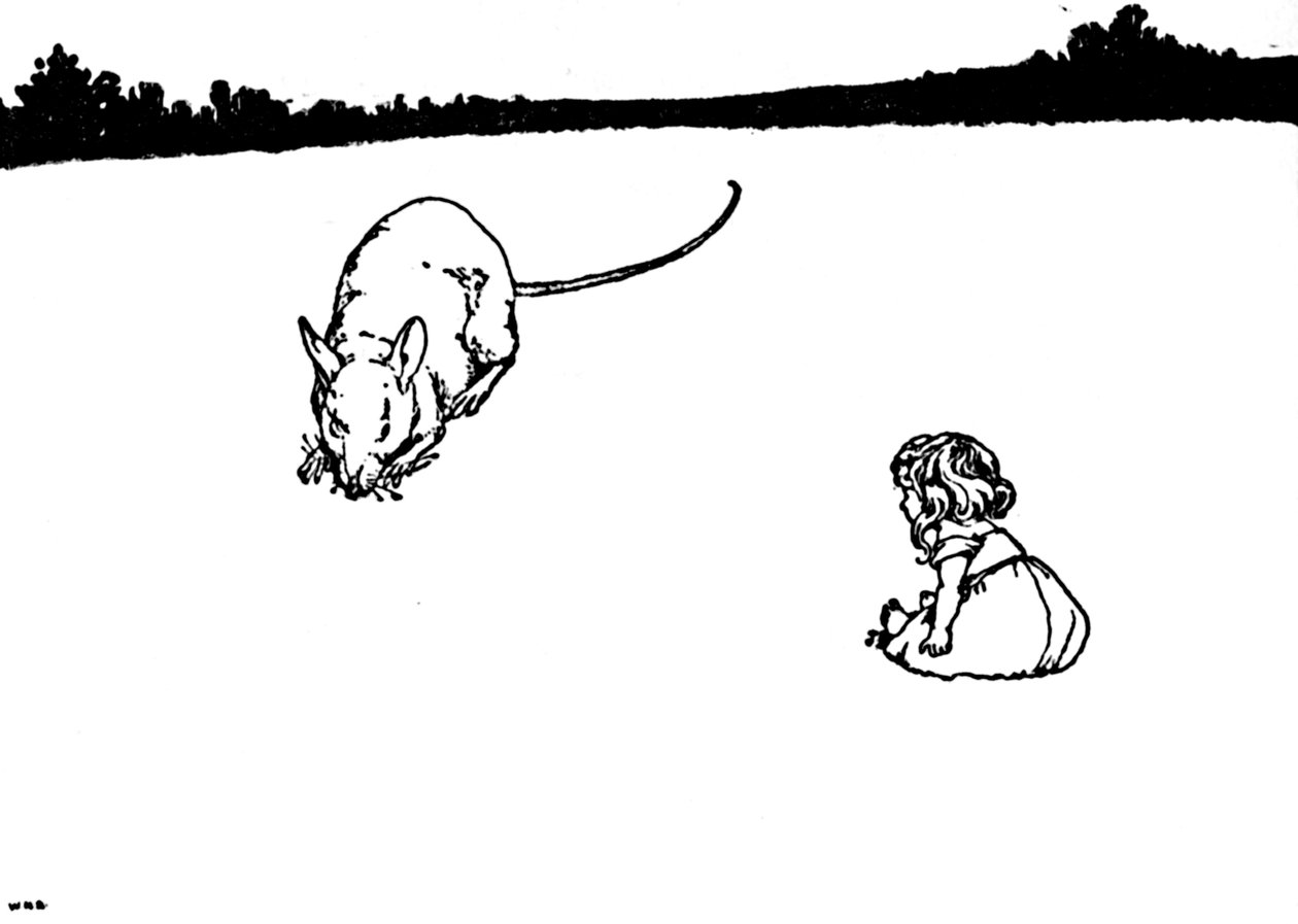 Jij Arm Klein Ding! Zei de Veldmuis, ca. 1930 door William Heath Robinson
