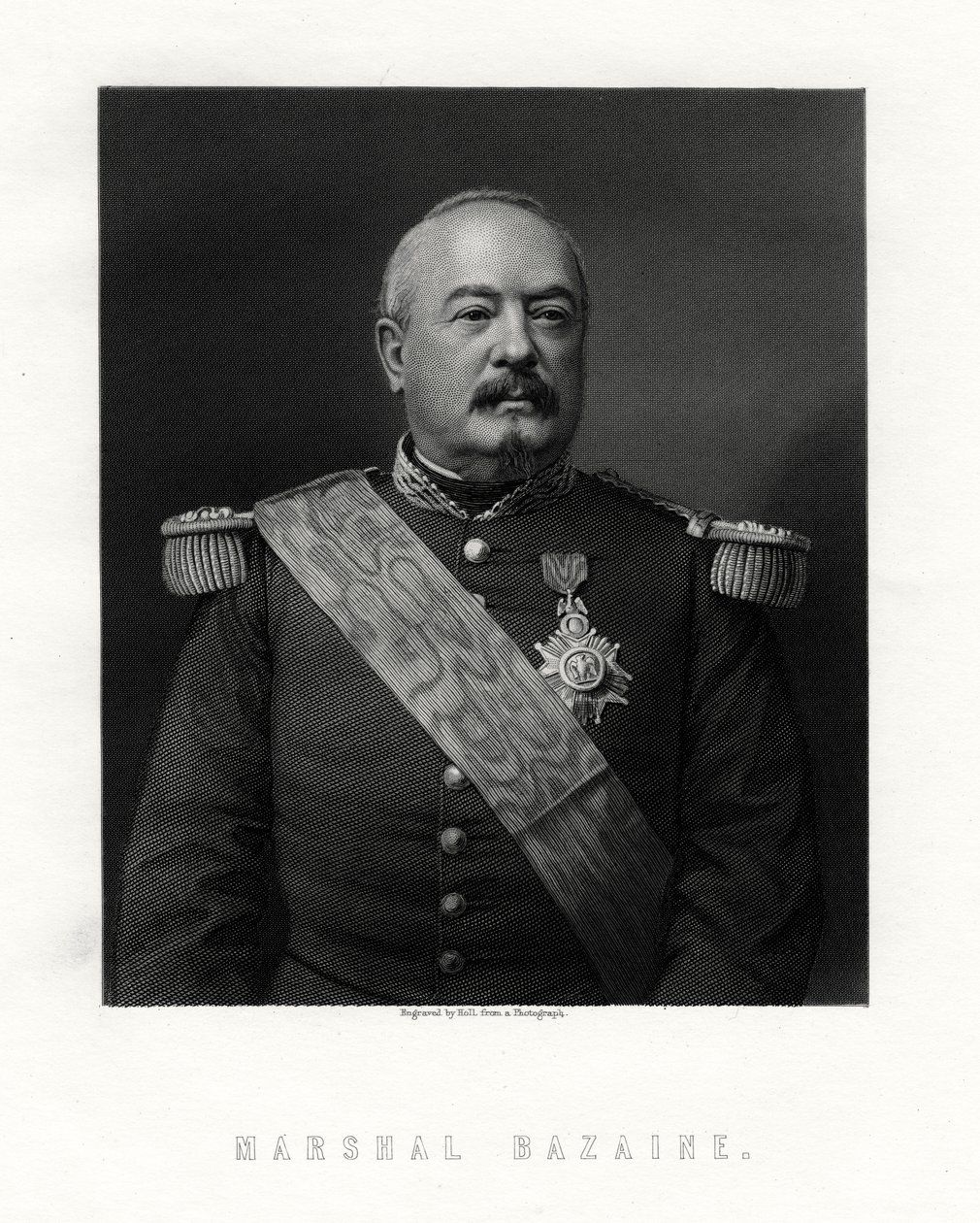 Achille François Bazaine, maarschalk van Frankrijk, 19e eeuw door W. Holl