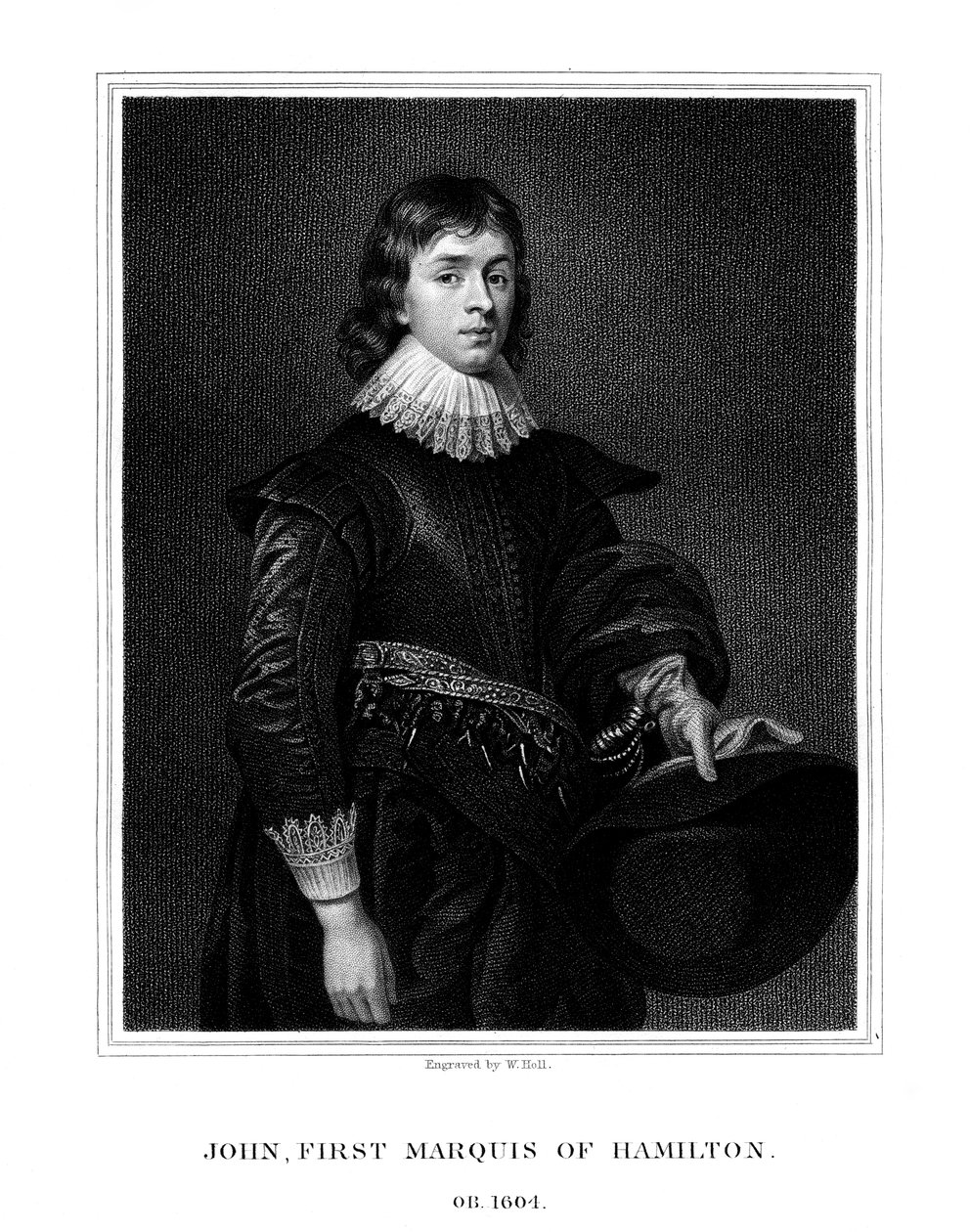 John Hamilton, 1e Markies van Hamilton, 1825 door W. Holl