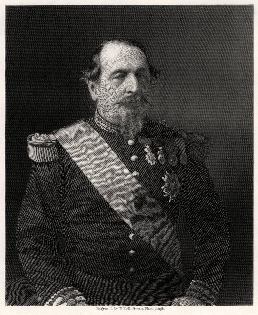 Napoleon III, Keizer van Frankrijk, 19e eeuw door W. Holl