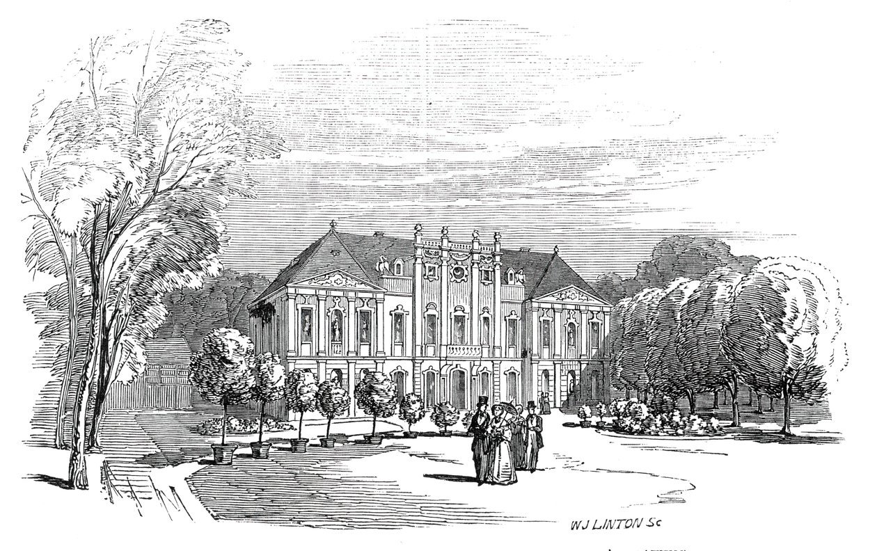 Paleis van Tenneburg - uit de tekening van Zijne Koninklijke Hoogheid Prins Albert door W. J. Linton