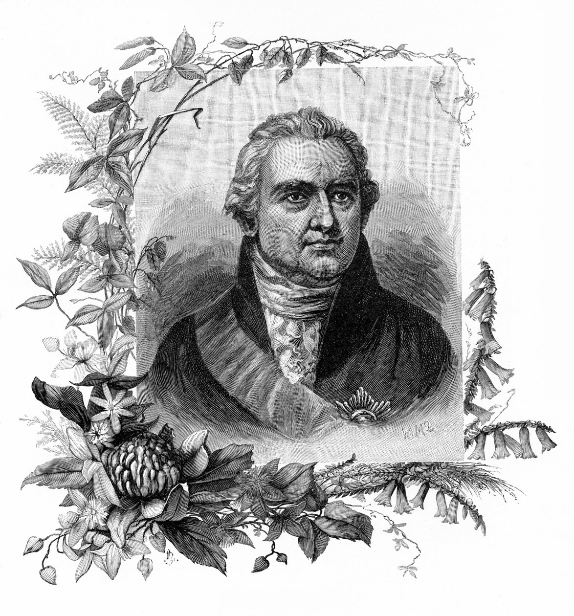 Sir Joseph Banks, Engelse natuuronderzoeker en botanicus door W. Macleod