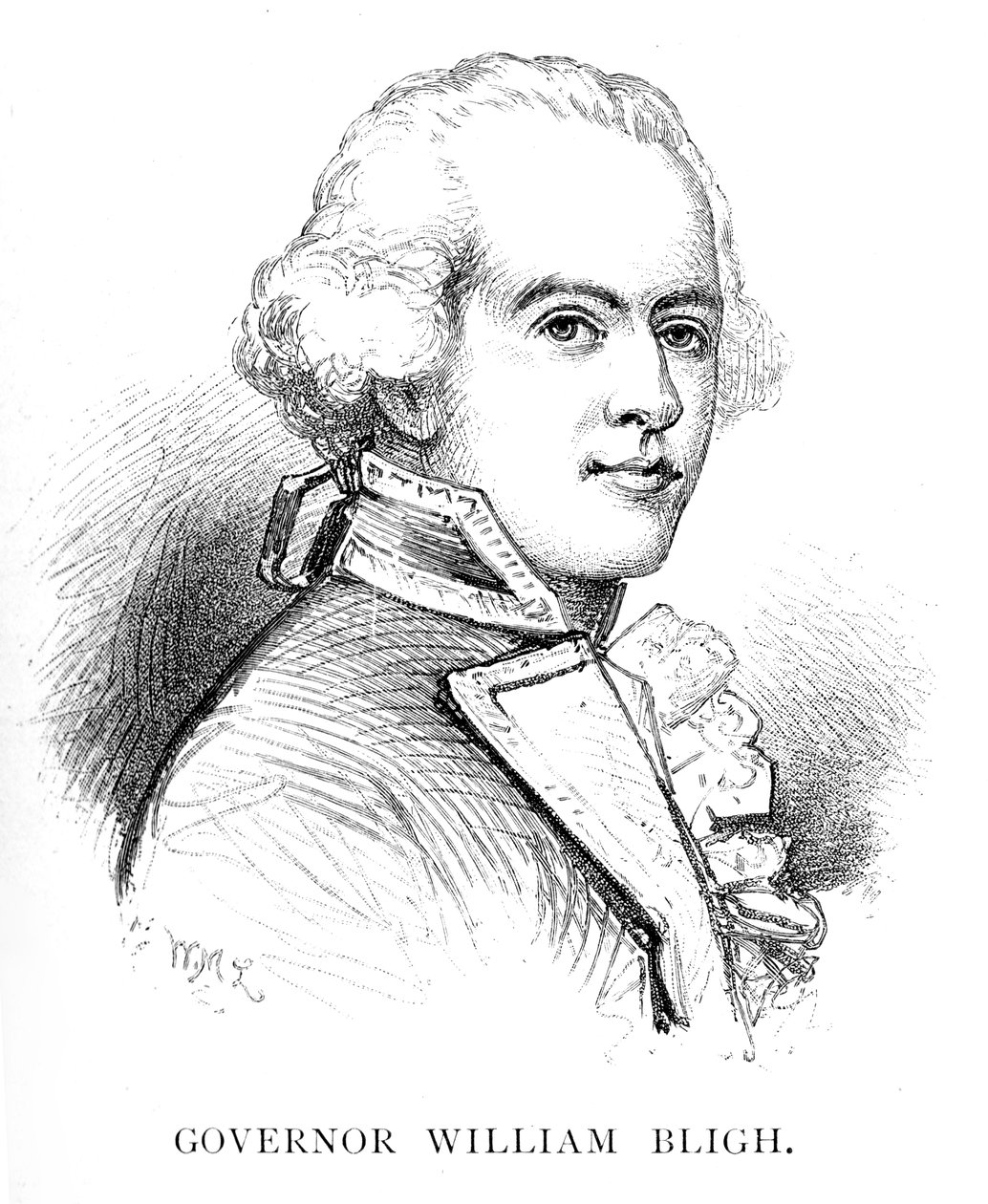 William Bligh, Britse marineofficier en gouverneur van New South Wales door W. Macleod