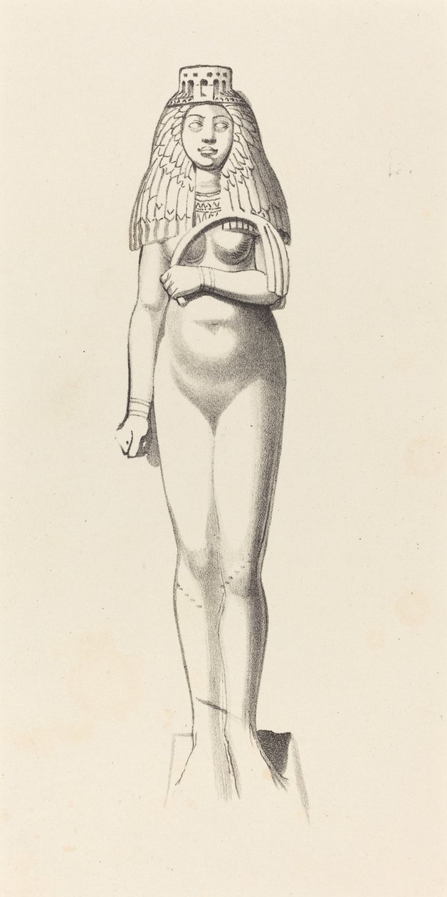 Beeld van Bubaste of Isis door W. Walton after John Flaxman