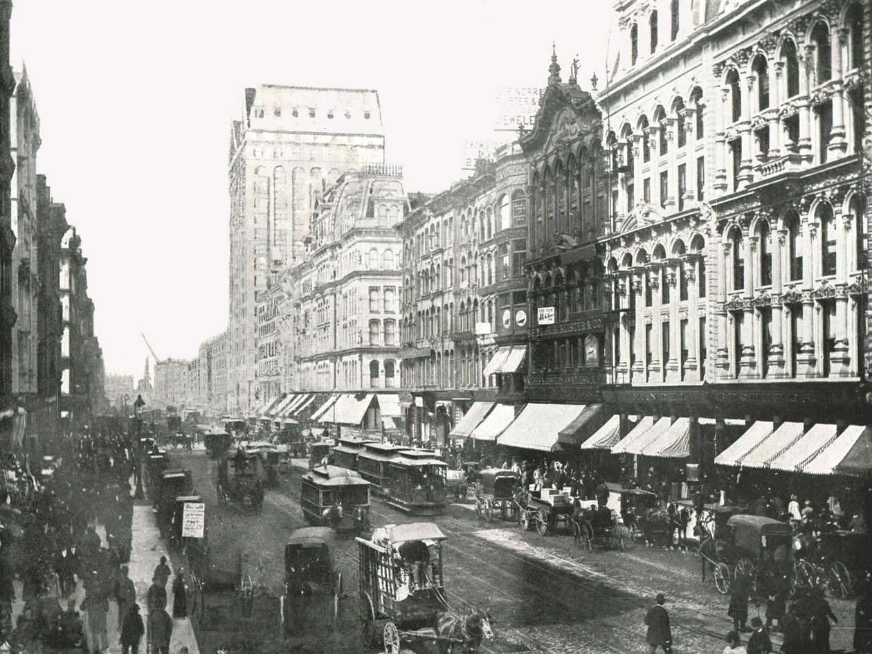 State Street, Chicago, VS, 1895 door W and S Ltd