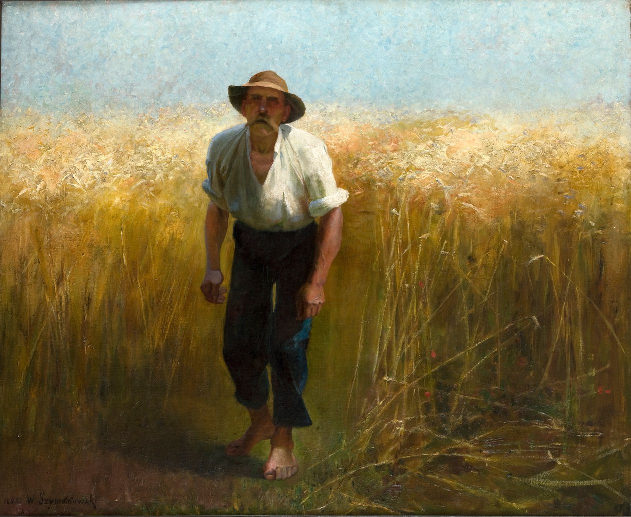 De oogster door Waclaw Szymanowski
