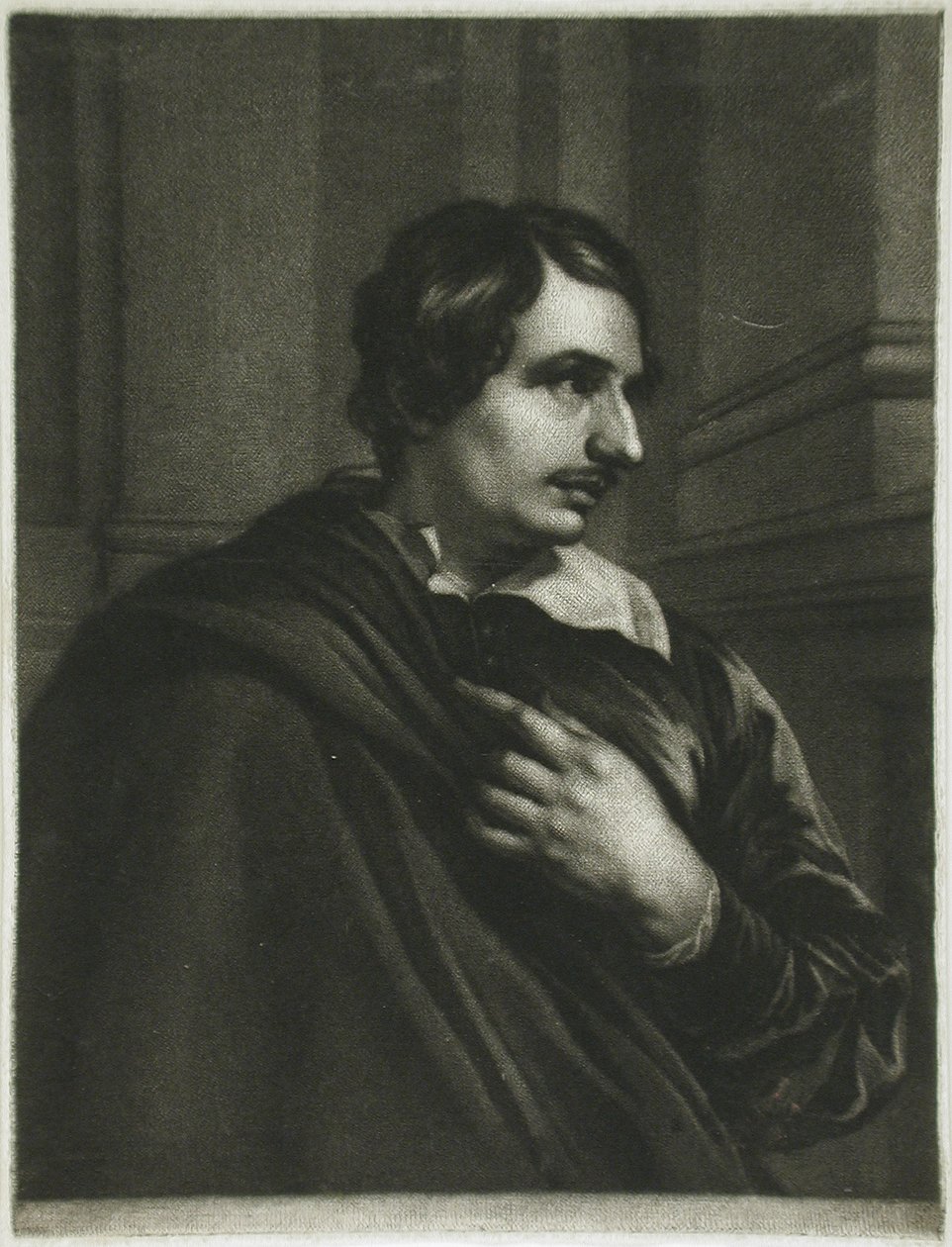 Portret van een man (Jean Le Clerc) door Wallerant Vaillant