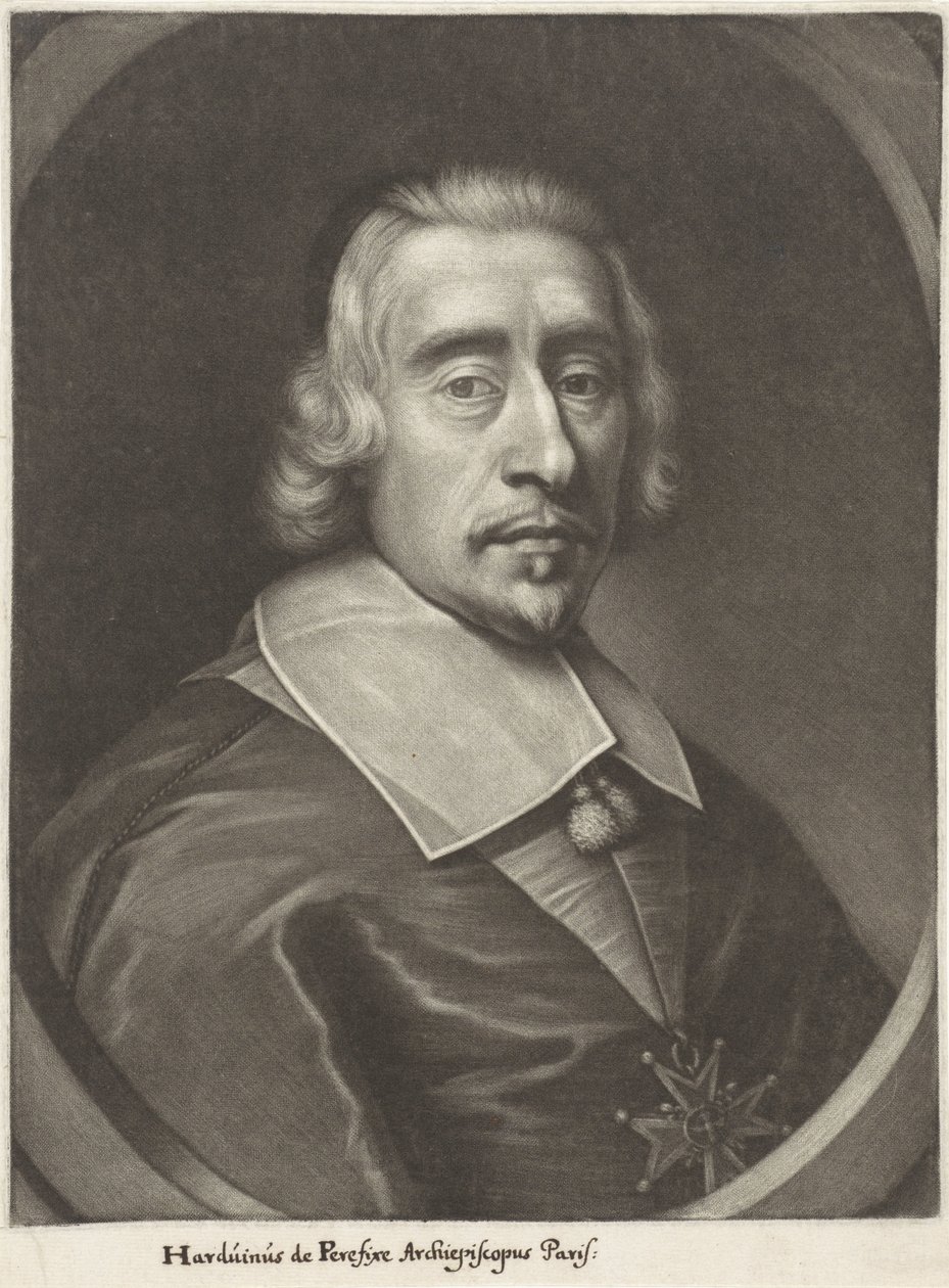 Portret van Hardouin de Péréfixe de Beaumont door Wallerant Vaillant