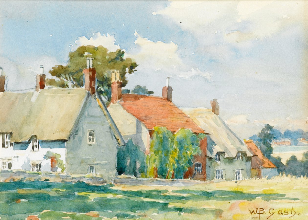 Landelijke Cottages door Walter Bonner Gash