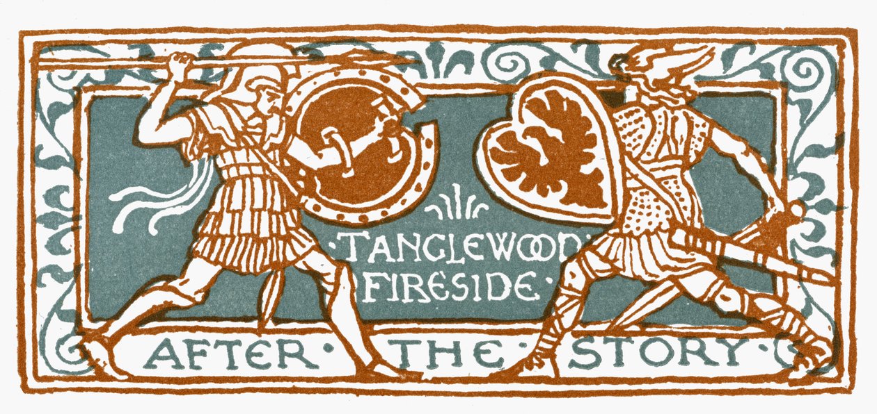 Tanglewood bij de haard door Walter Crane