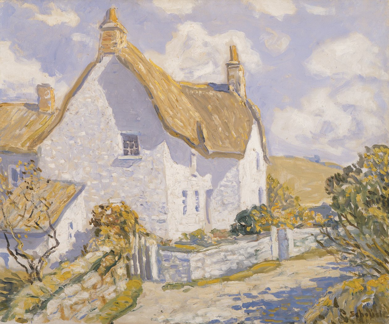 Zonder titel door Walter Elmer Schofield
