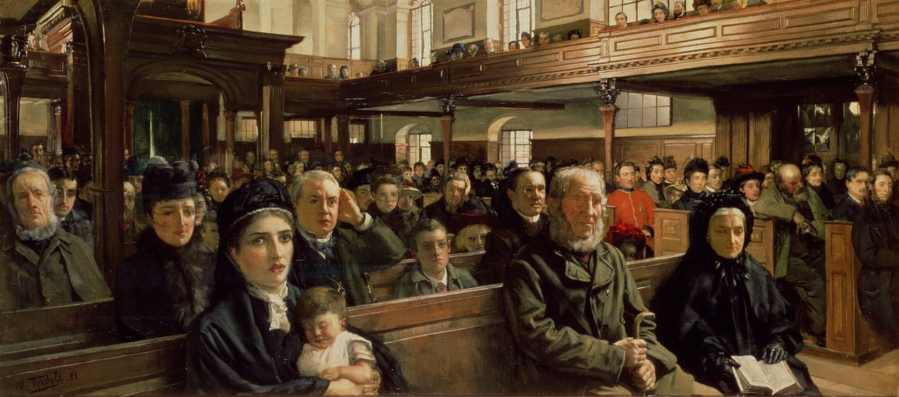 De preek, 1888 door Walter Frederick Roofe Tyndale