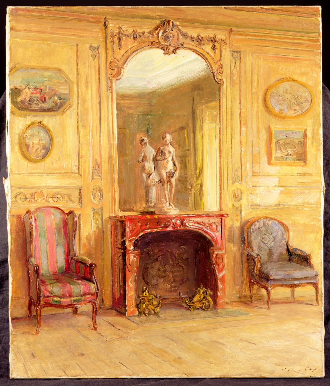 Een salon door Walter Gay