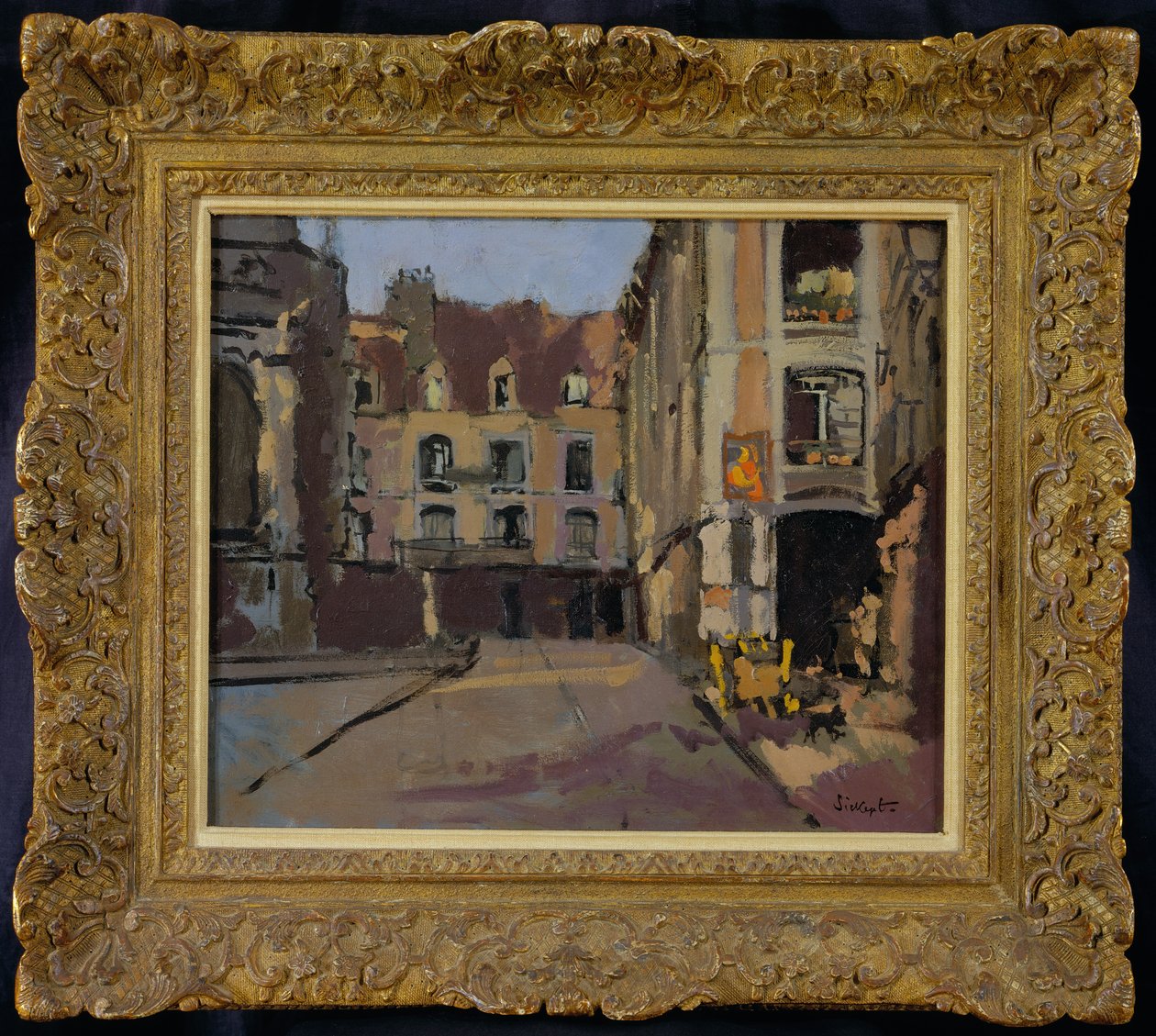 Hoek van de Rue Sainte Catherine, Dieppe, c.1899 door Walter Richard Sickert
