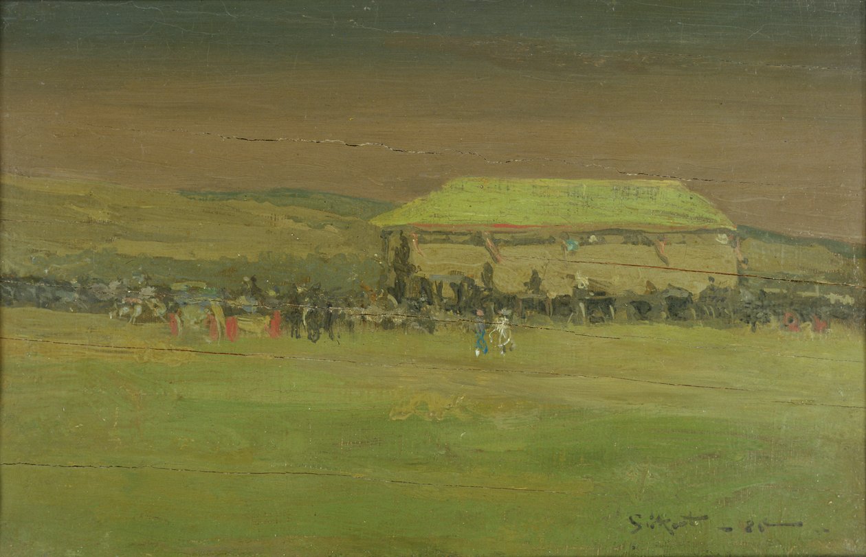 Dieppe Races, 1885 door Walter Richard Sickert