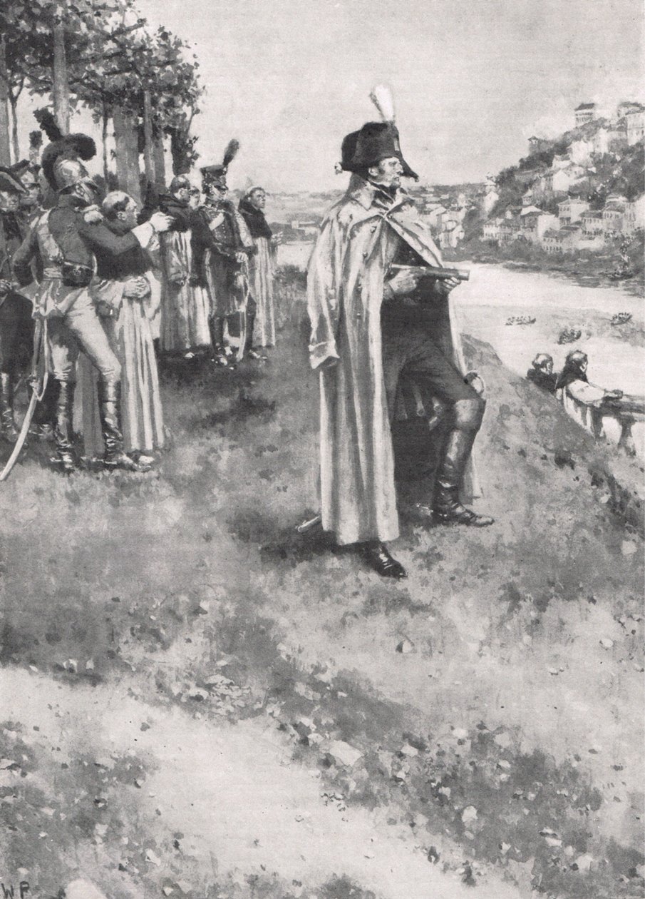 De Oversteek van de Douro, mei 1809, illustratie uit 