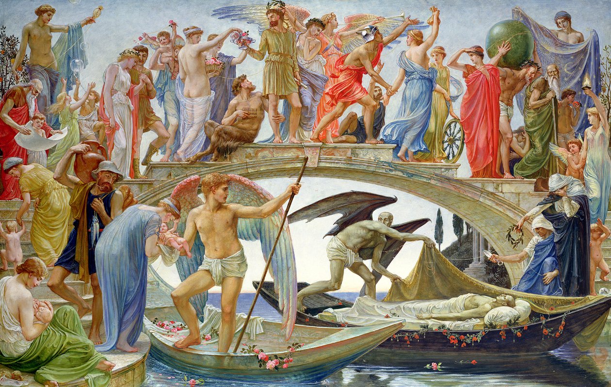 De Brug van het Leven door Walter Crane